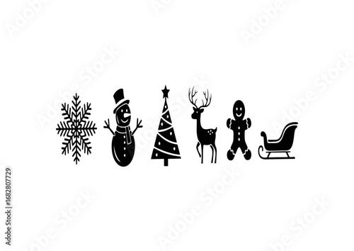  Winter and Holiday Symbols Icons