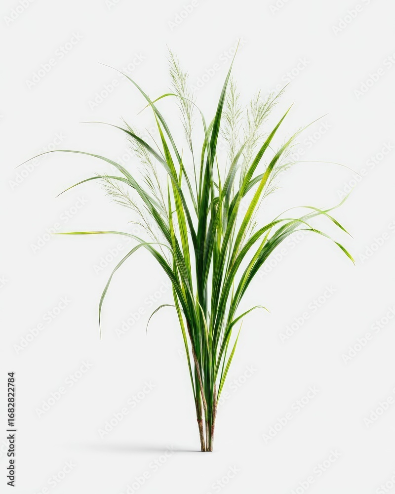 Fototapeta premium Lush green grass tuft (3)