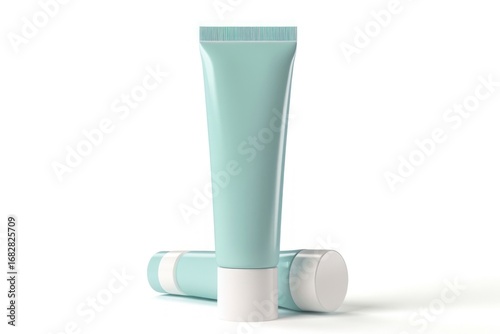 Wallpaper Mural Moisturizer tube white background toothpaste cosmetics. Torontodigital.ca