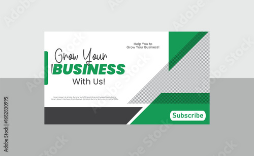 business YouTube banner cover design templates 