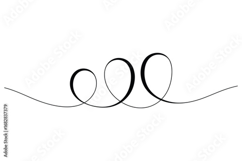 Continuous Line Infinity Loop Illustration | Editable Stroke Eternity Icon