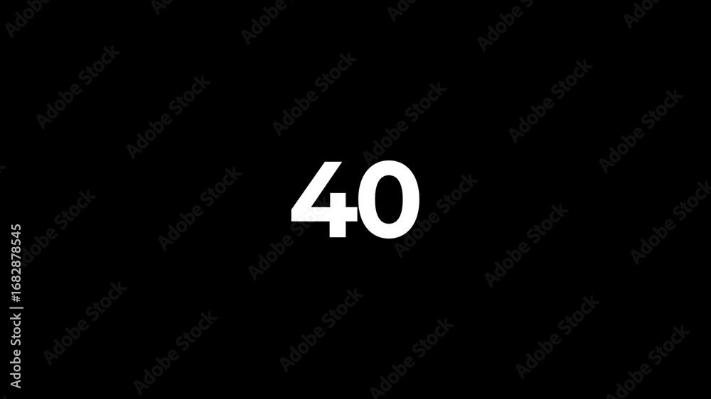 Digit counter from 0 to 40
