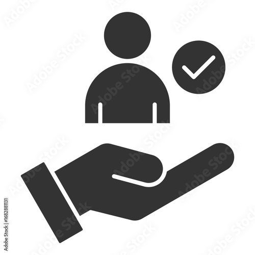 Responsibility Glyph Color Icon Element For Design