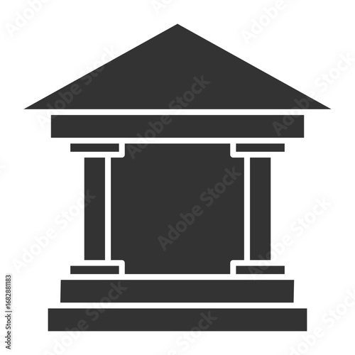 Governance Glyph Color Icon Element For Design