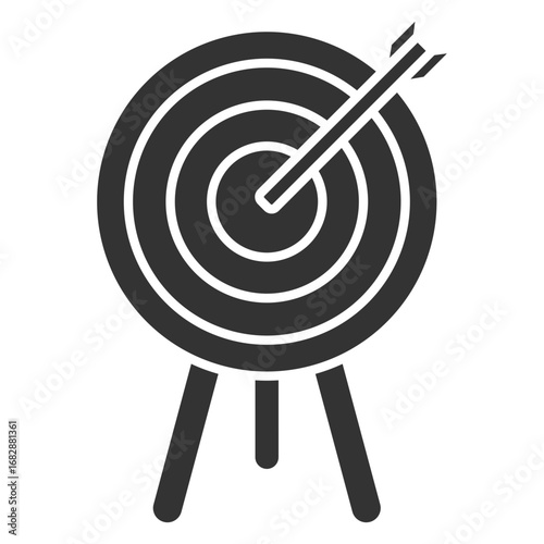 Objectivity Glyph Color Icon Element For Design