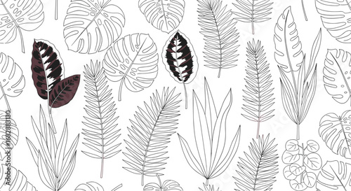 A detailed look at the intricate patterns of pine cones and leaves amidst a backdrop of white space perfect for nature inspired designs