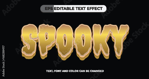 Spooky Editable Text Effect