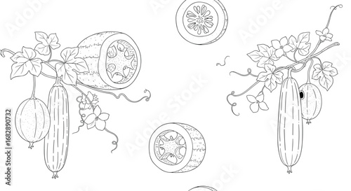 Delicate floral arrangement with subtle circular embellishments evokes a timeless elegance