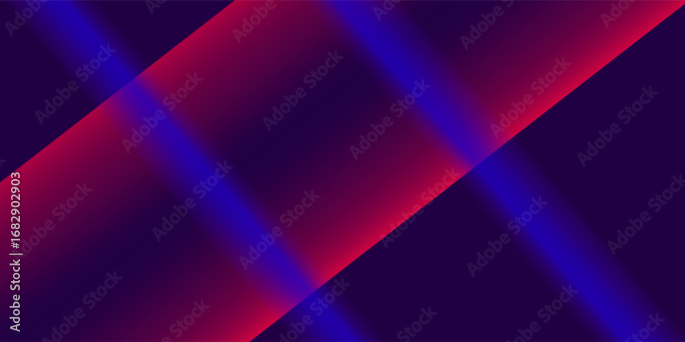 Fototapeta premium Abstract presentation design beautiful moving rays colorful neon effect banner template
