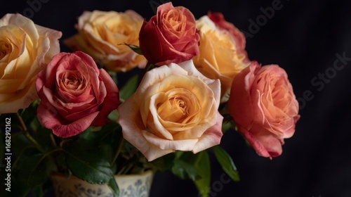 Blushing roses radiate Victorian nostalgia and whisper autumnal equinox secrets, perfect for Sweetest Day surprise or harvest festival