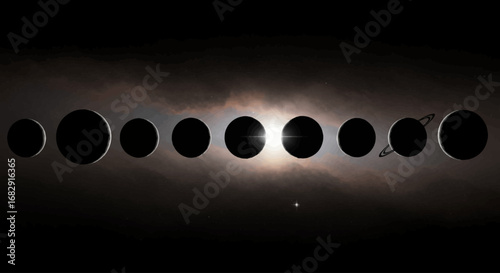 Planets in Alignment with Sun A Celestial Spectacle