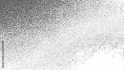 Grey dots fading into white pattern texture