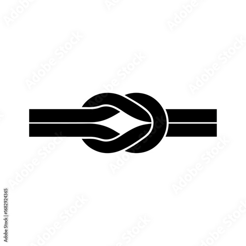 rope knot in vector art