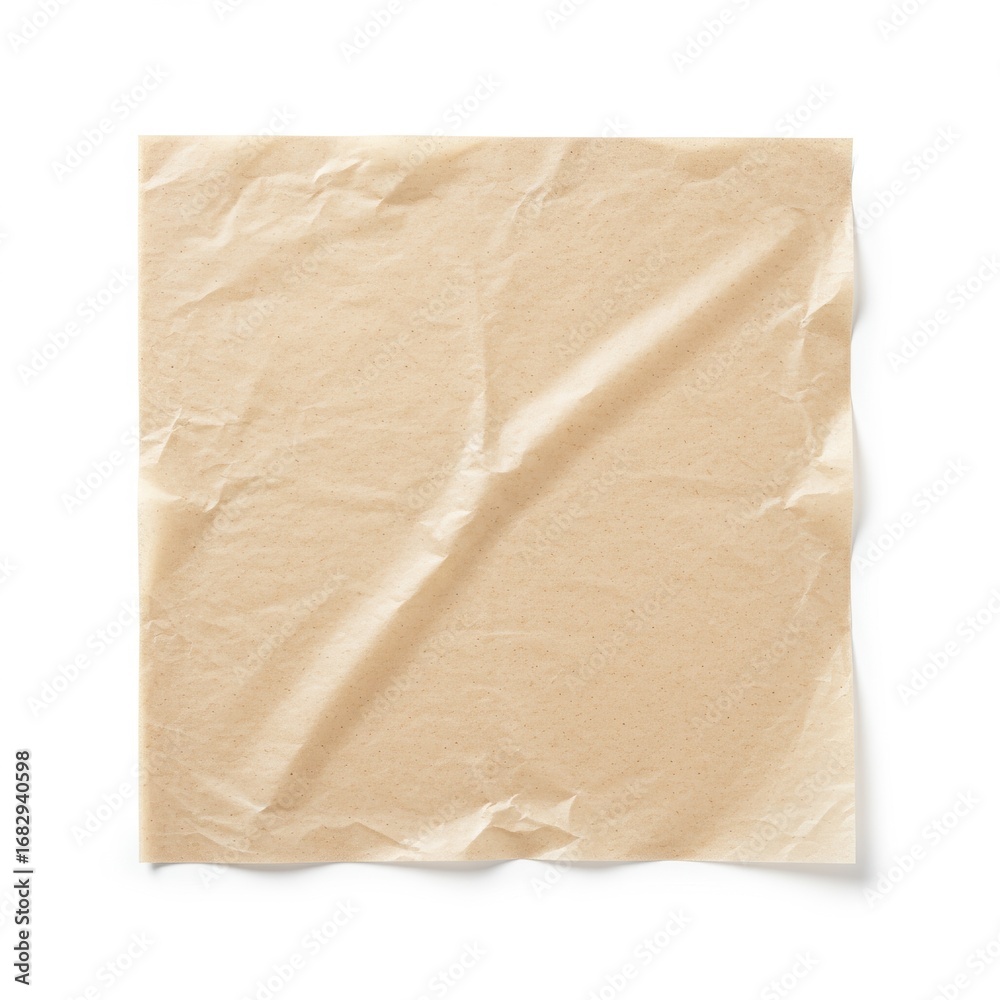 Obraz premium Crumpled Craft Paper Texture Background for Design Projects