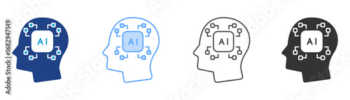 Ai Icon Set Multiple Style Collection