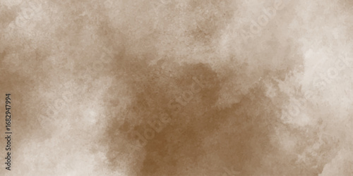 Brown watercolour background,Delicate Make Up Powder Color. textures and web banners design,Pastel watercolor brush texture. Autumn water color background, design and Vector design in illustration
