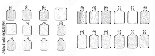 Kitchen Cutting Board Icons