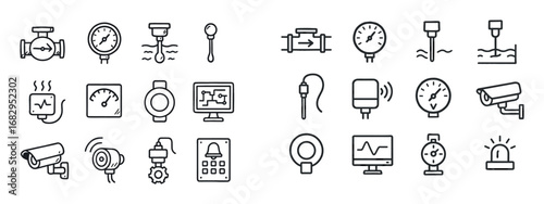 Hydroelectric Plant Icons