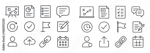 Hand-Drawn Collaboration Icons