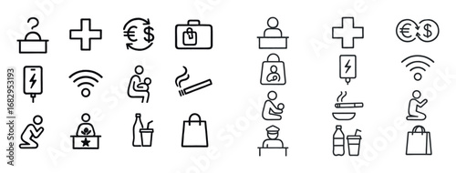 Airport Services Icons