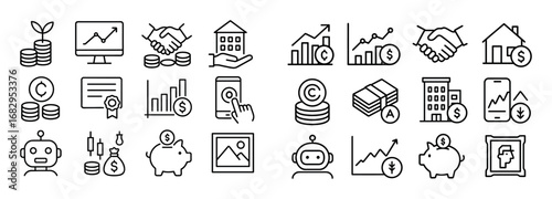 Minimalist Investment Icons