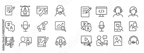 Minimalist Freelance Icons
