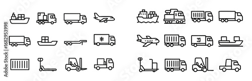 Freight Transport Icons