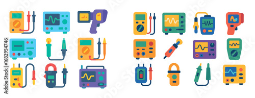 Electronics Diagnostic Tools Icons