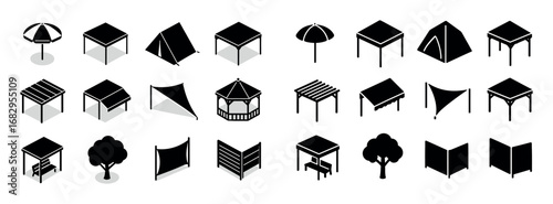 Isometric Heat Protection Icons