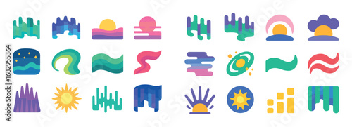 Geomagnetic Storm Icons