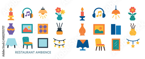 Restaurant Icons Grid