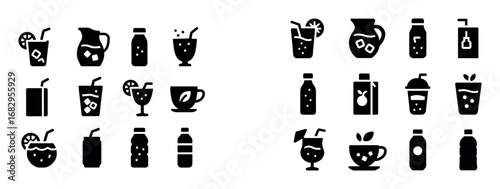 Picnic Beverage Icons