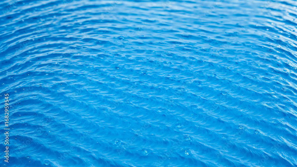 Obraz premium Blue Water Surface with Waves
