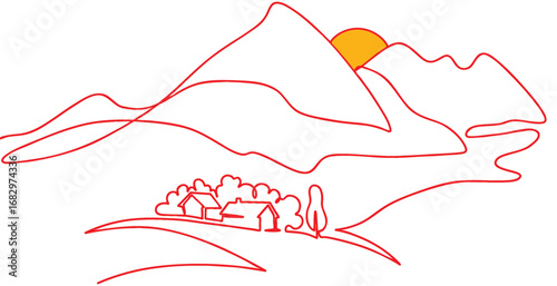 Landscape mountain