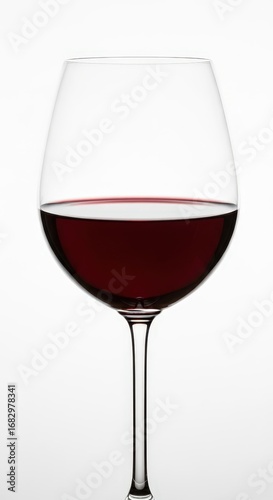 Wallpaper Mural Elegant wine glass with red wine isolated on white background Torontodigital.ca