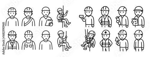 Construction Worker Icons