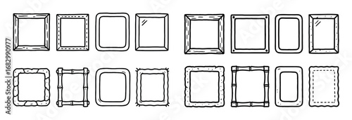 Hand-Drawn Frame Icons