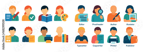 Publishing Icons Grid