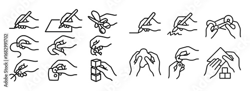 Hand Motor Skills Icons