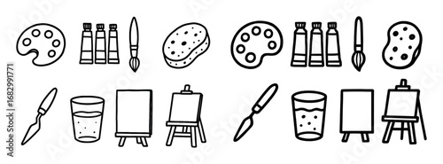 Art Supplies Icons
