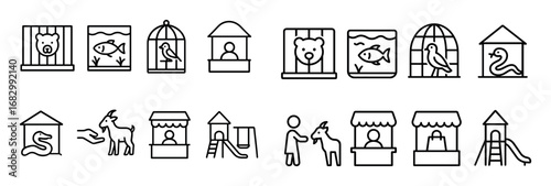 Minimalist Zoo Icons