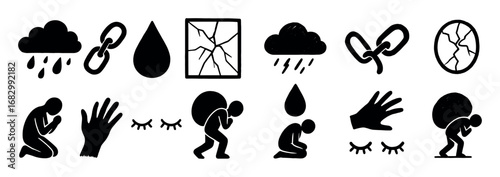 Guilt Icons Doodles