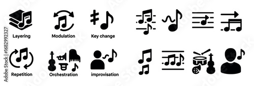 Music Arrangement Icons