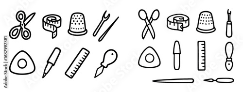 Sewing Tools Doodles