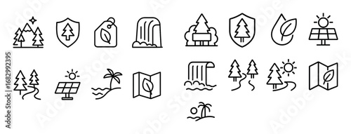 Eco Tourism Icons