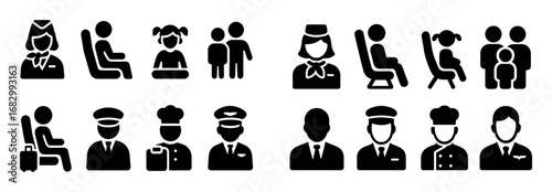 In-Flight Icons Grid