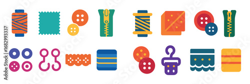 Sewing Accessories Icons