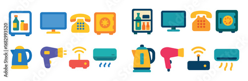Colorful Hotel Icons