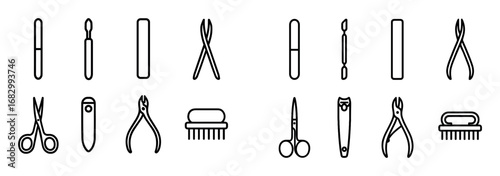 Minimalist Manicure Icons