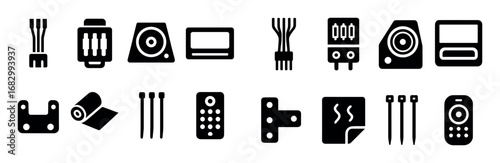 Car Audio Icon Set